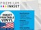 25 Sheets A4 (8.3”x11.7”) Printable Vinyl Clear Sticker Paper Waterproof Label for Ink Jet Printer.